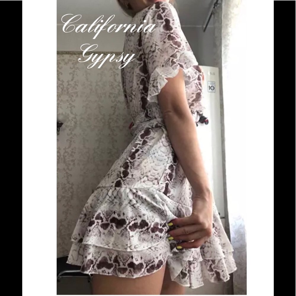 Snakeskin Western Boho Dress - Picture 12 of 14